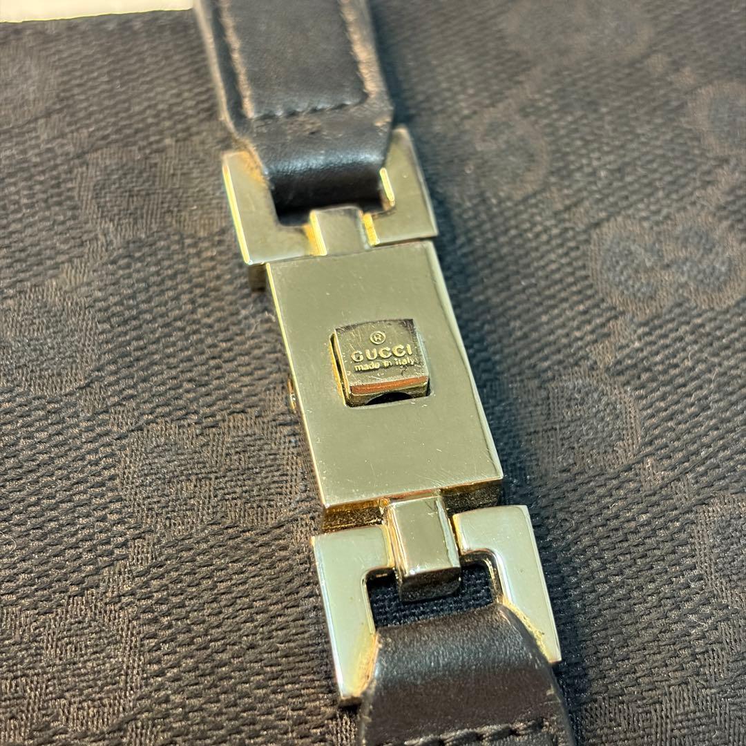 【箱・袋付き】GUCCI グッチ ジャッキー 長財布 シマ