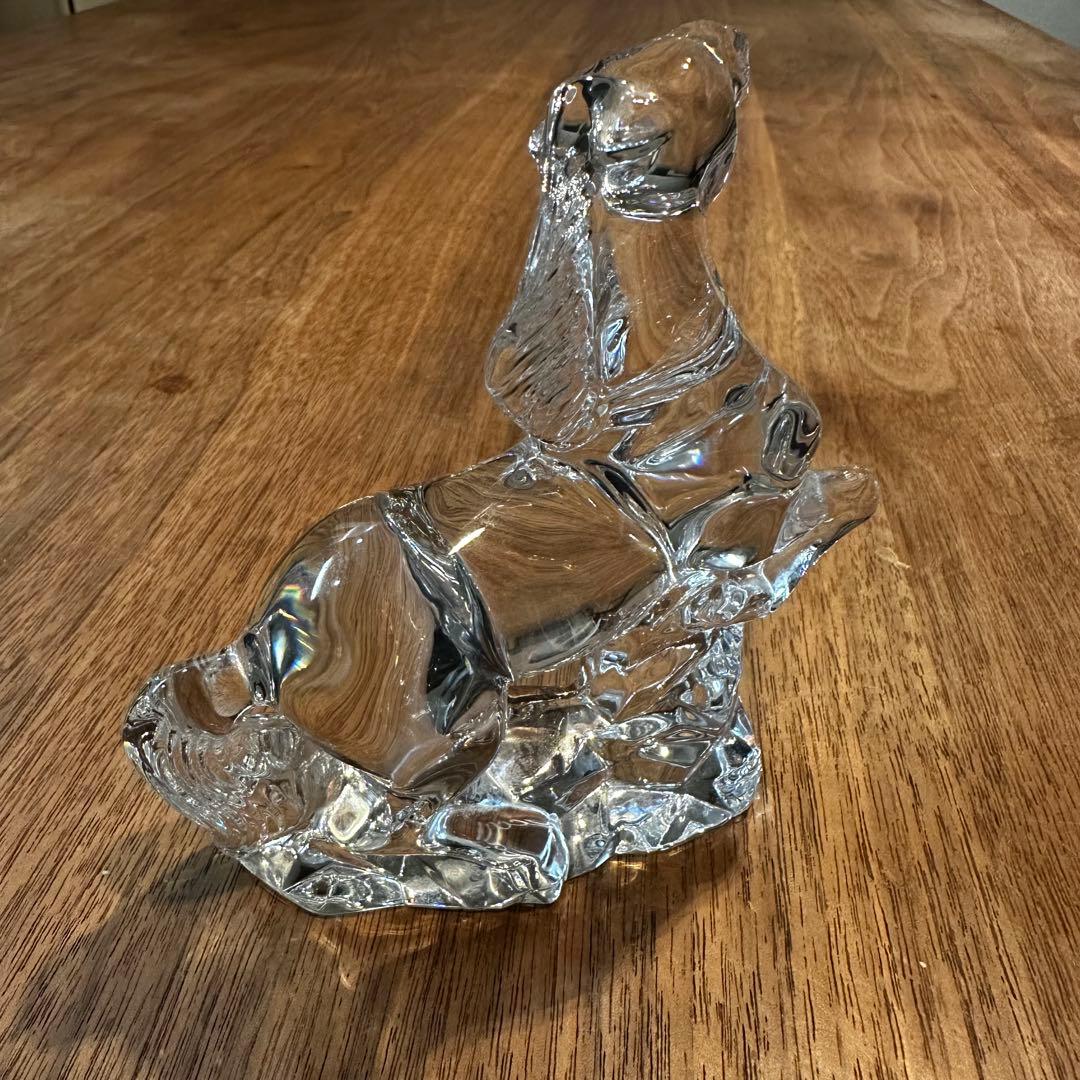 Baccarat （バカラ）馬クリスタル置物（箱なし）