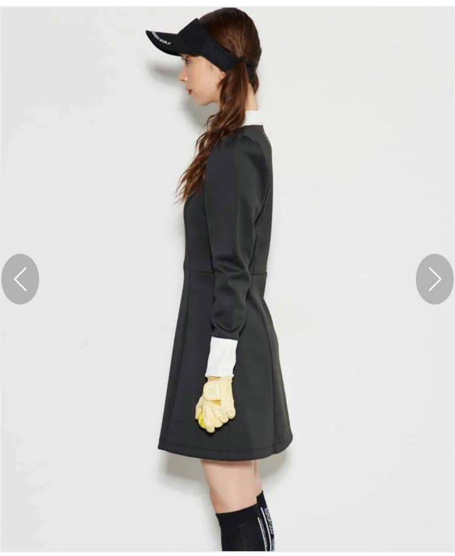 リエンダゴルフ♡パフスリーブ♡長袖/ワンピース♡S　ゴルフ/スポーツ