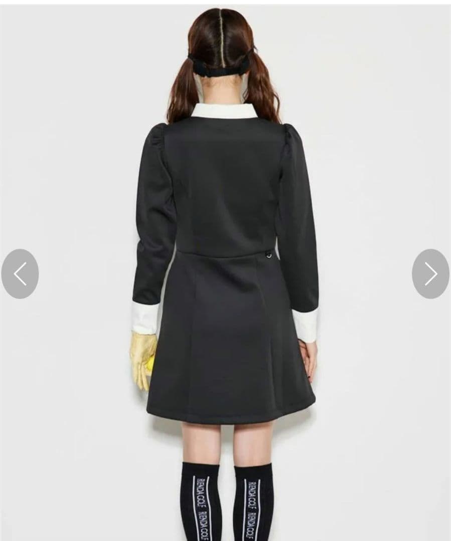 リエンダゴルフ♡パフスリーブ♡長袖/ワンピース♡S　ゴルフ/スポーツ