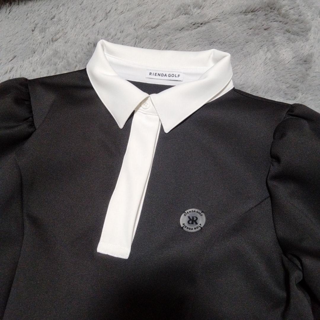 リエンダゴルフ♡パフスリーブ♡長袖/ワンピース♡S　ゴルフ/スポーツ