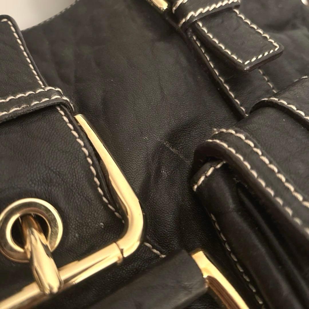 Dolce & Gabbana ショルダーバッグ 焦茶（黒に近い濃い茶色）