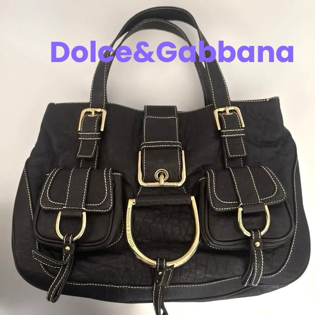 Dolce & Gabbana ショルダーバッグ 焦茶（黒に近い濃い茶色）