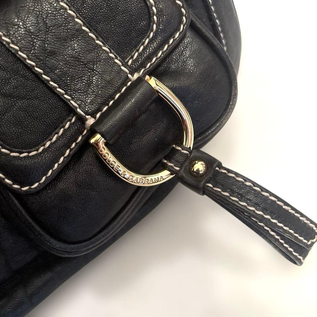 Dolce & Gabbana ショルダーバッグ 焦茶（黒に近い濃い茶色）