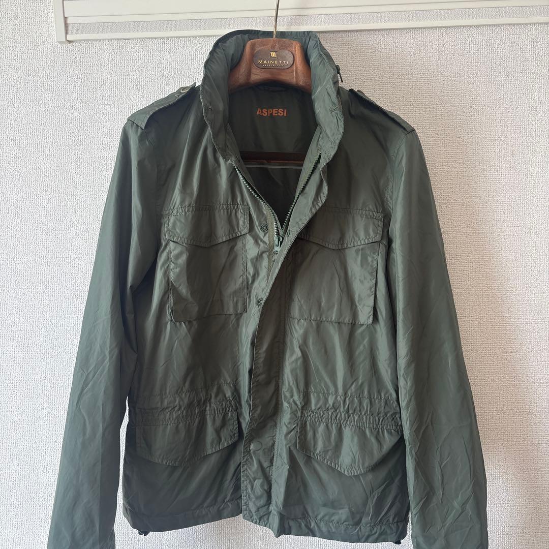 美品 アスペジ m65 ミニフィールドベント　ナイロンジャケット　ASPESI