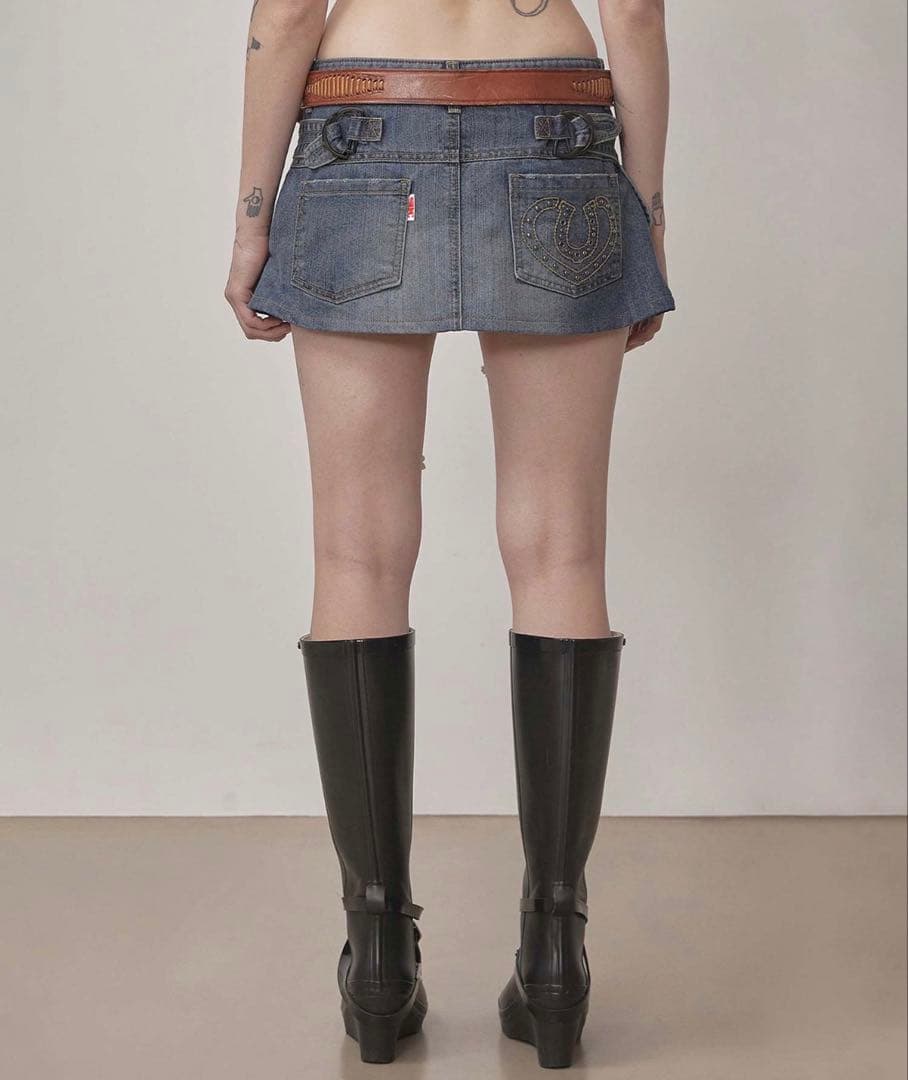 SCULPTOR デニムミニスカート S