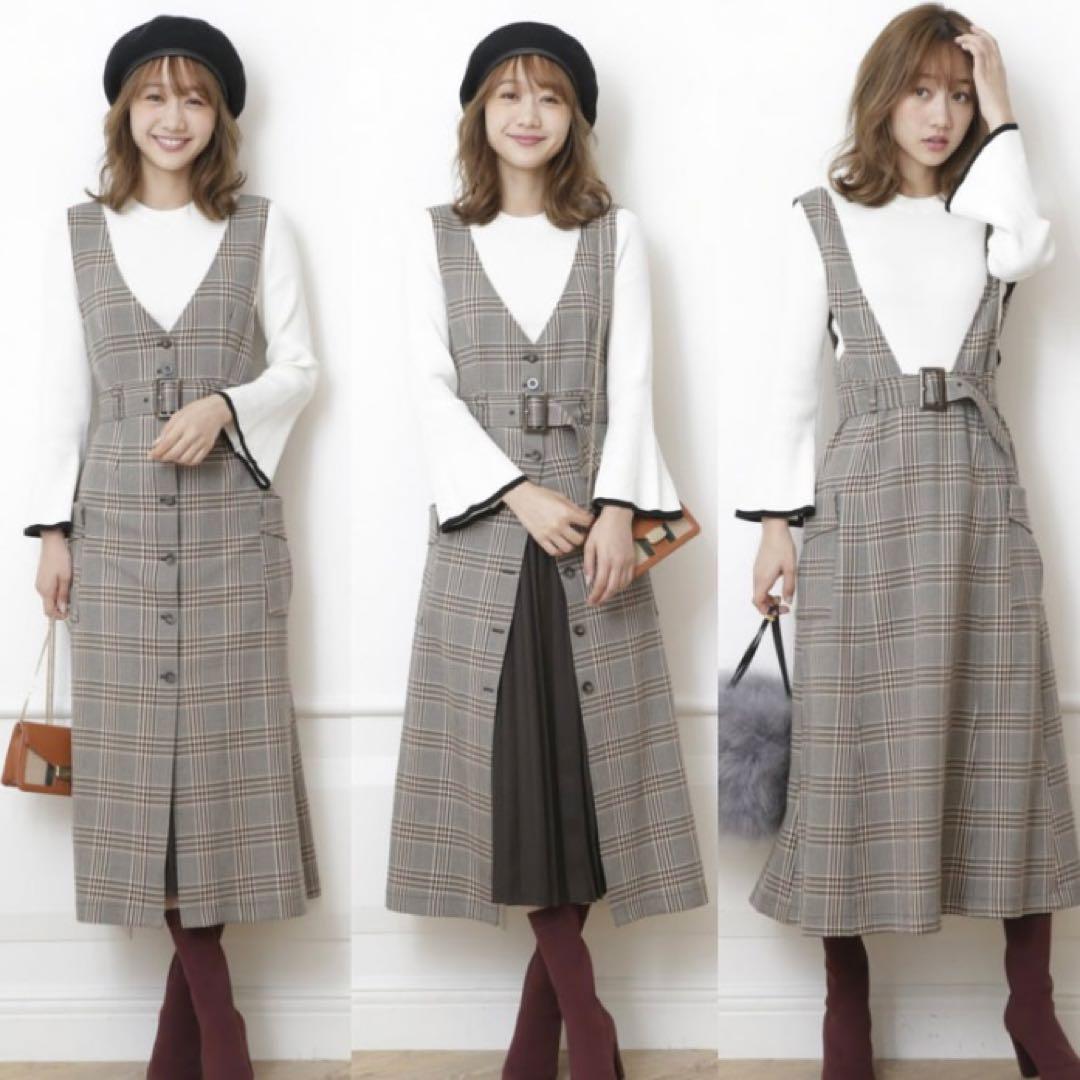 Mystrada マイストラーダ　前後2WAYジャンパースカート　36