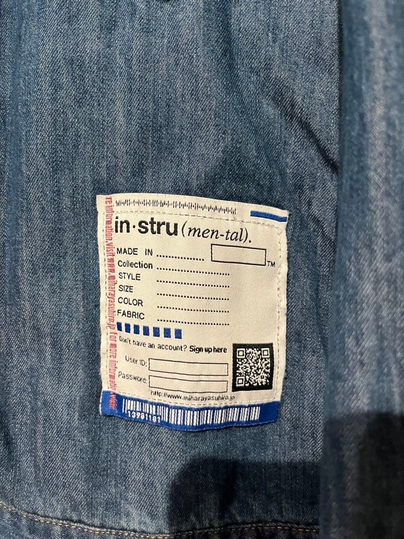 【in・stru(men-tal).】デニムブルゾン