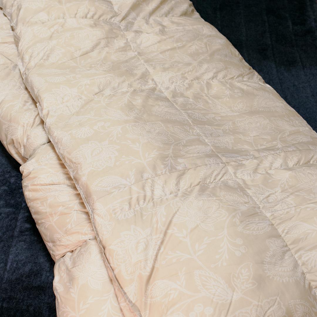 西川 羽毛掛け布団 ダブルロング 190×210cm 使用2回のみ 収納袋付