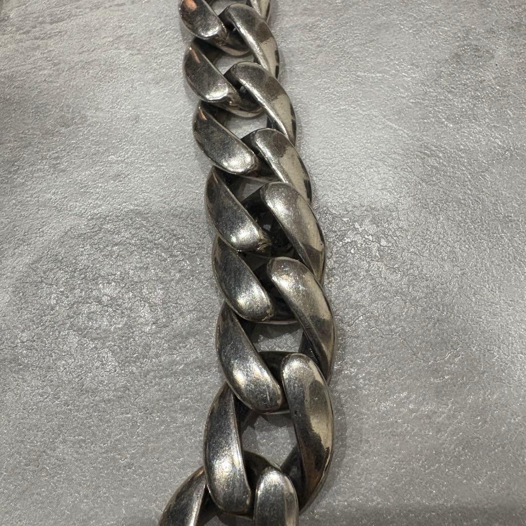 シルバー925刻印　クラシックウォレットチェーン