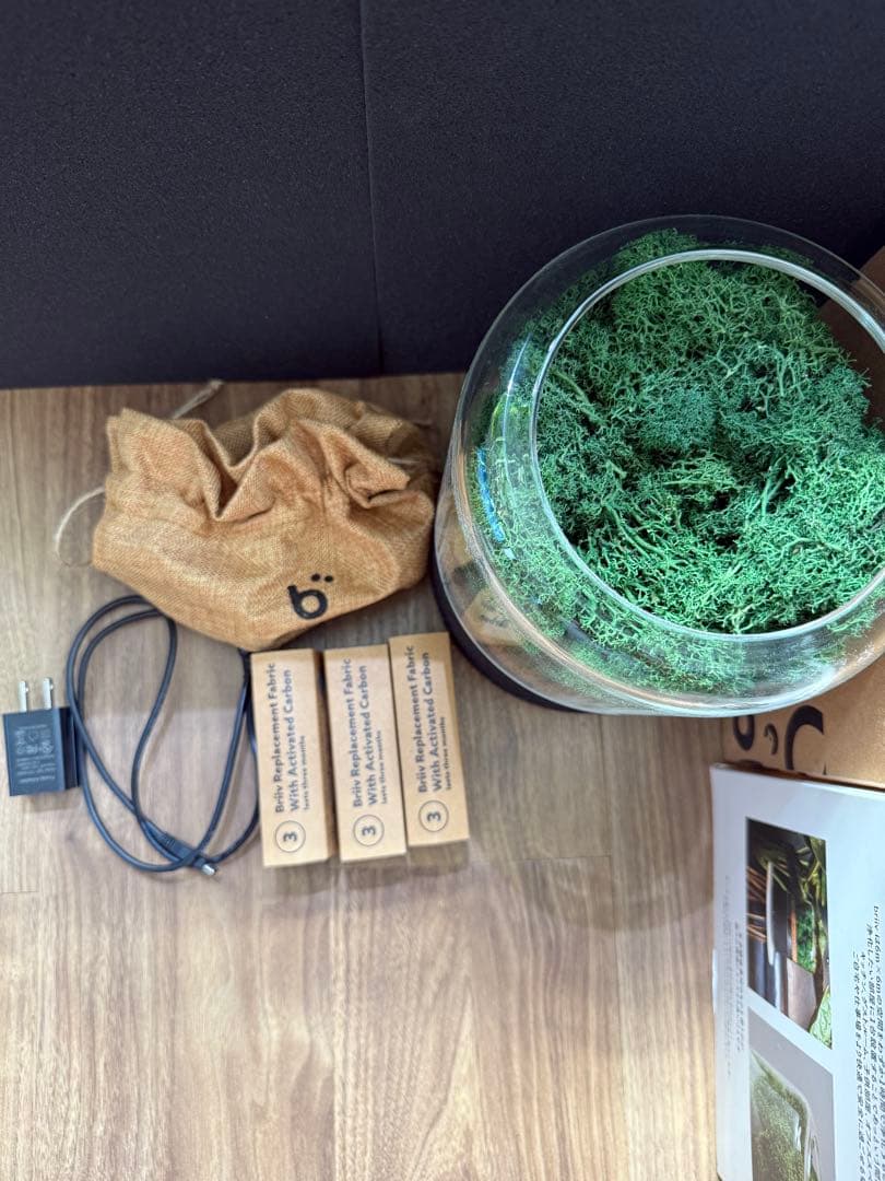 briiiv 空気清浄機 自然フィルター3個