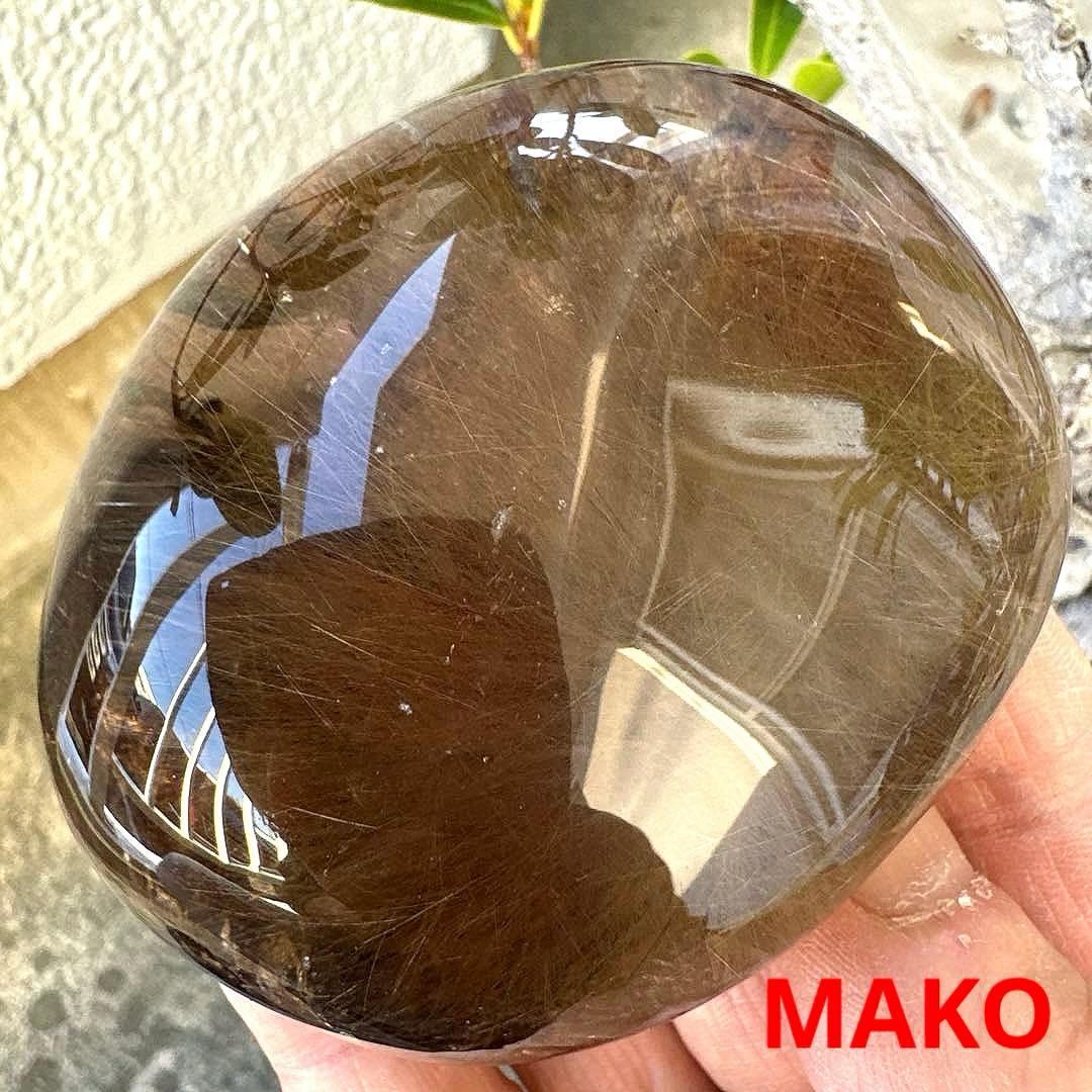 M1815☆ルチルクォーツ原石254g☆天然石　原石☆N50807-C