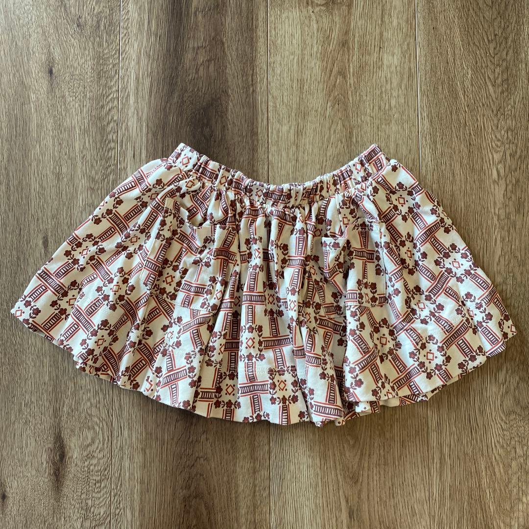 Misha & Puff 花柄スカート 2-3y 美品