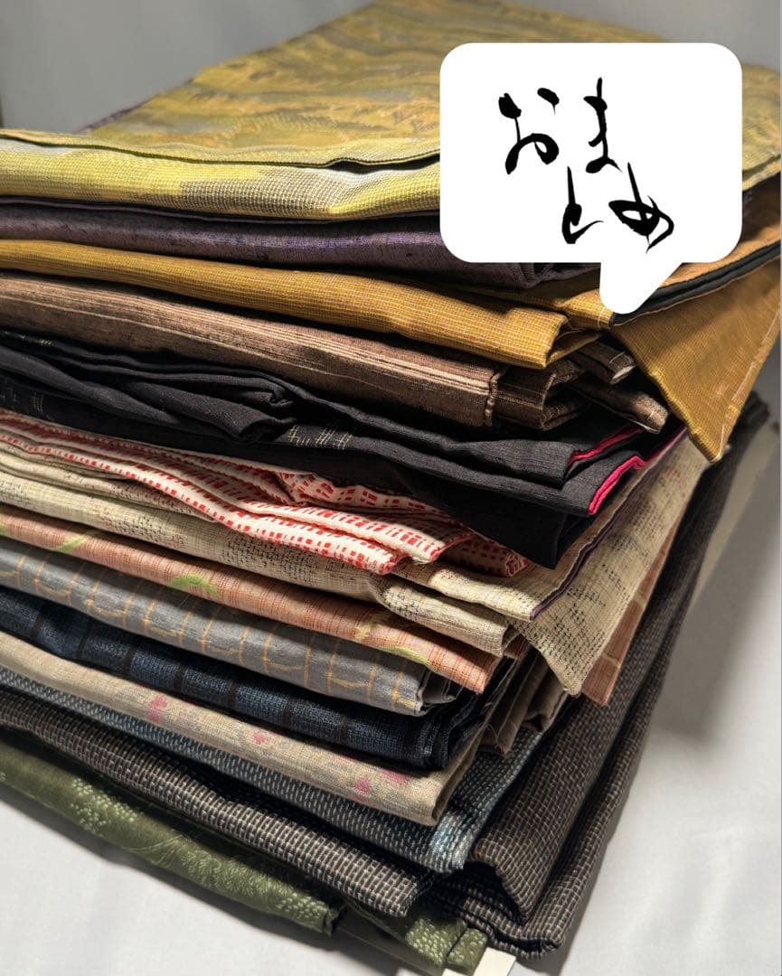 [紬] まとめ売り14枚セット　大島　リメイク　ハンドメイド　古布　おまとめ　絣