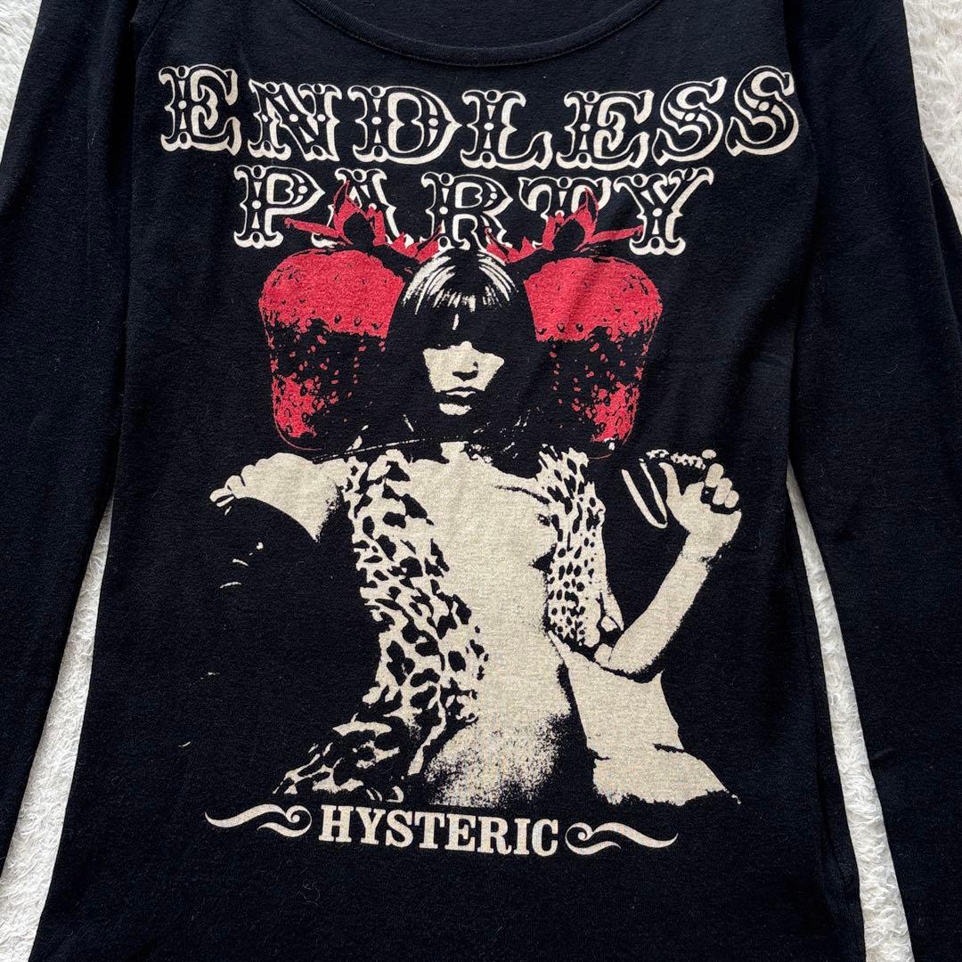 ヒステリックグラマー　ENDLESS PARTY ヒスガールロンT y2k