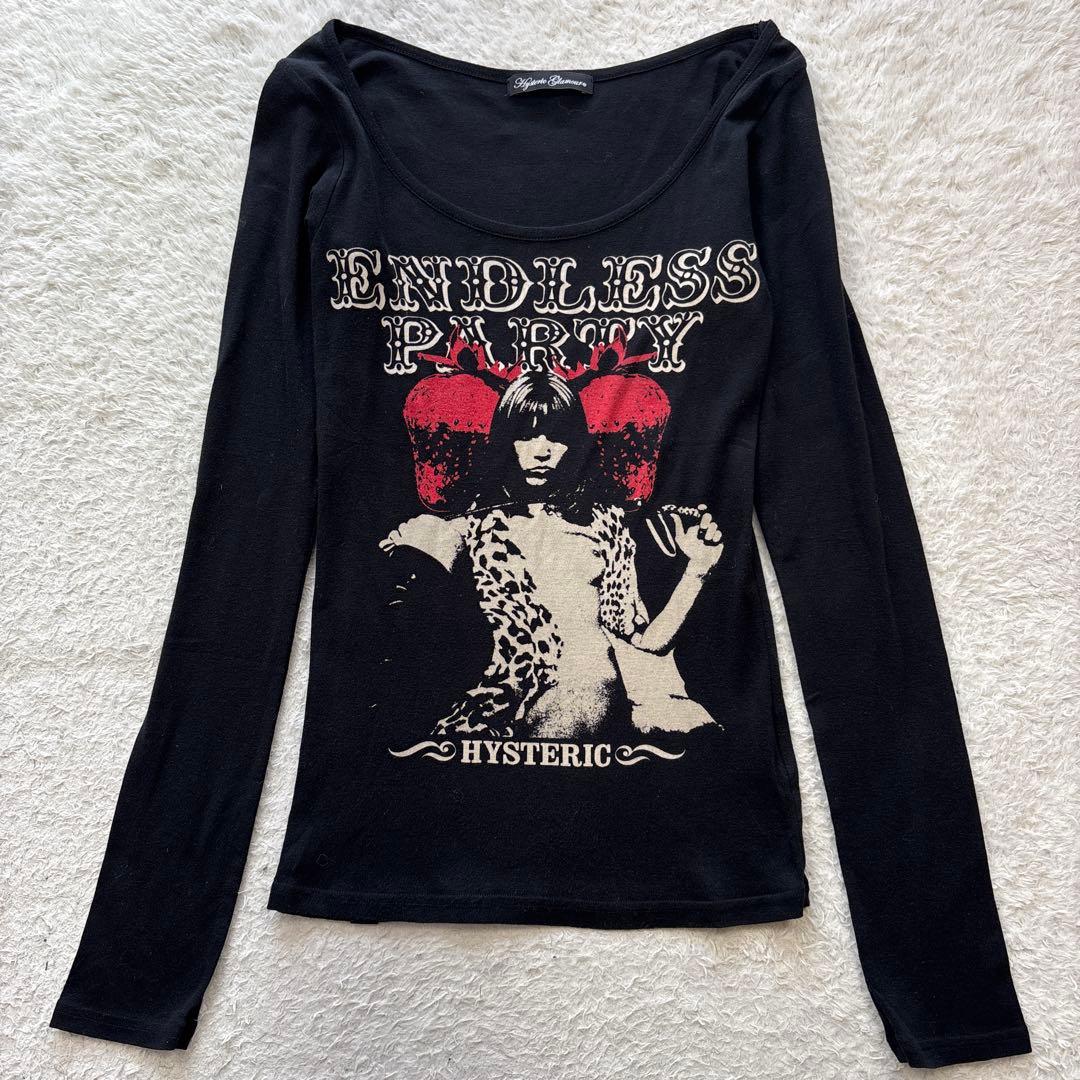 ヒステリックグラマー　ENDLESS PARTY ヒスガールロンT y2k