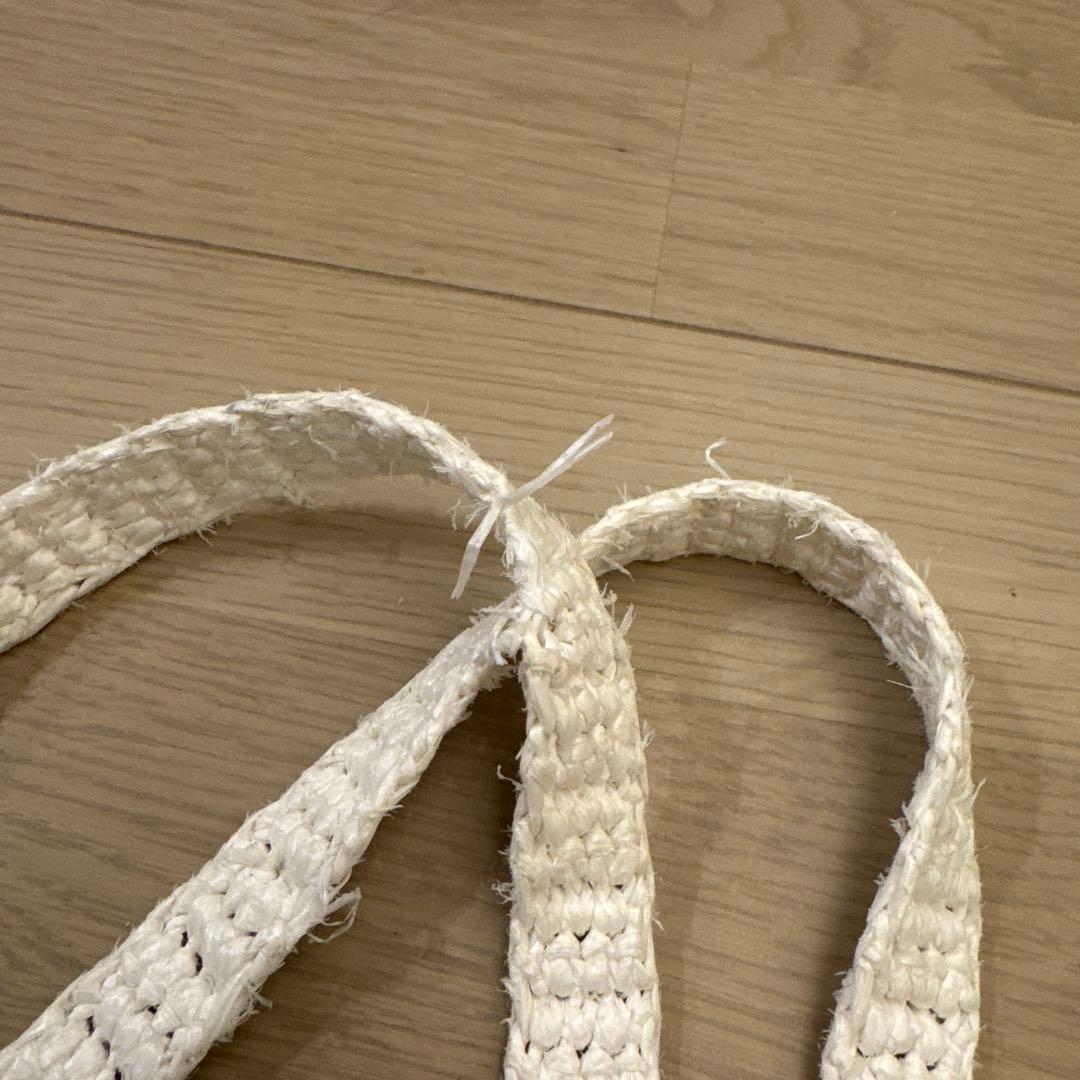 PRADA クロシェ　ラフィアトート