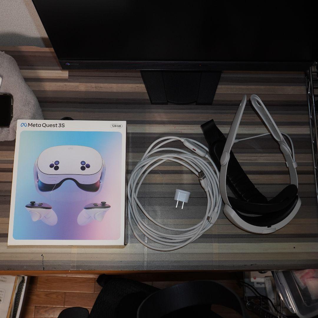  Quest 3S 128GB VRヘッドセット、その他周辺機器
