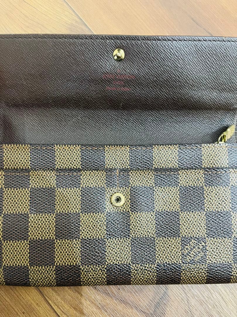 ルイヴィトン ダミエ 長財布 ポルトフォイユ サラ LOUISVUITTON