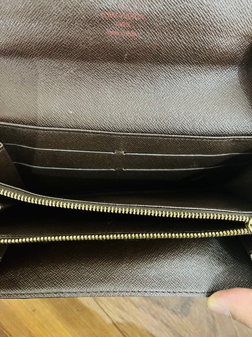 ルイヴィトン ダミエ 長財布 ポルトフォイユ サラ LOUISVUITTON