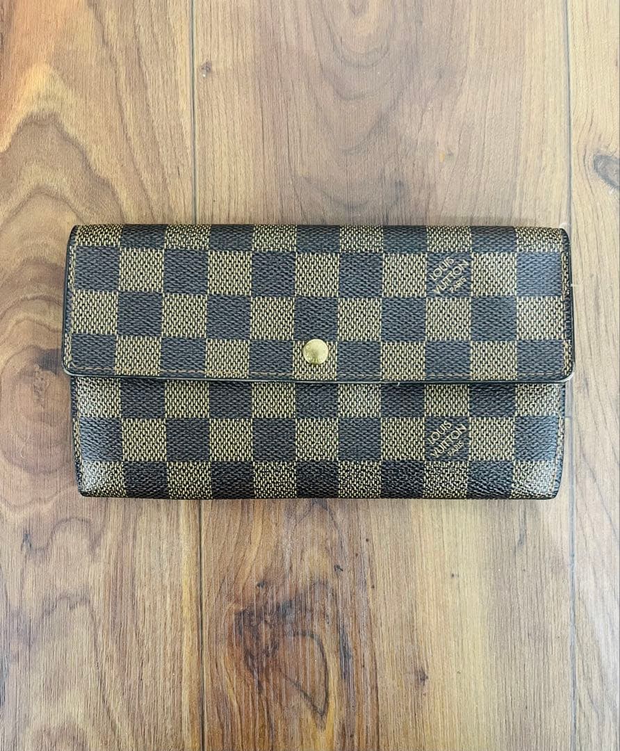 ルイヴィトン ダミエ 長財布 ポルトフォイユ サラ LOUISVUITTON