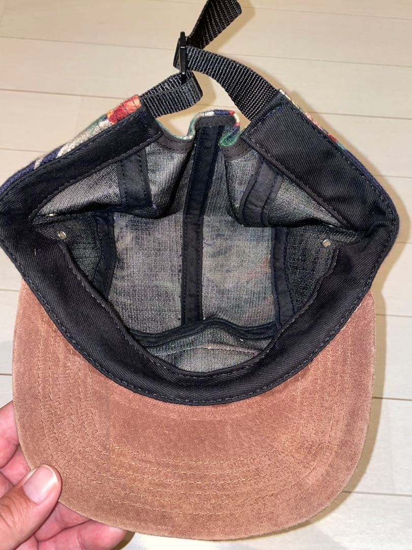 Supreme 2012SS Floral Suede Camp Capキャップ