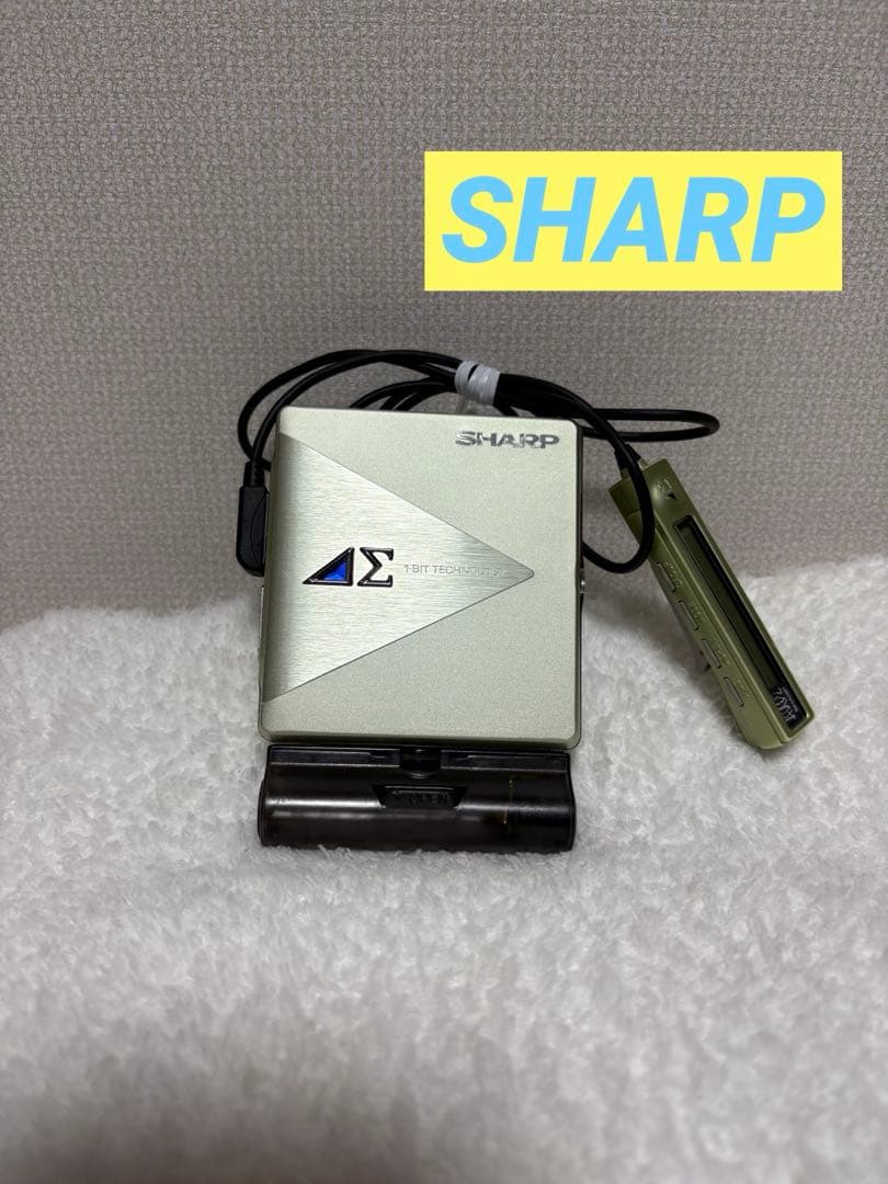 SHARP MDウォークマン ✨MDプレーヤー MD-DS5-G ゴールド