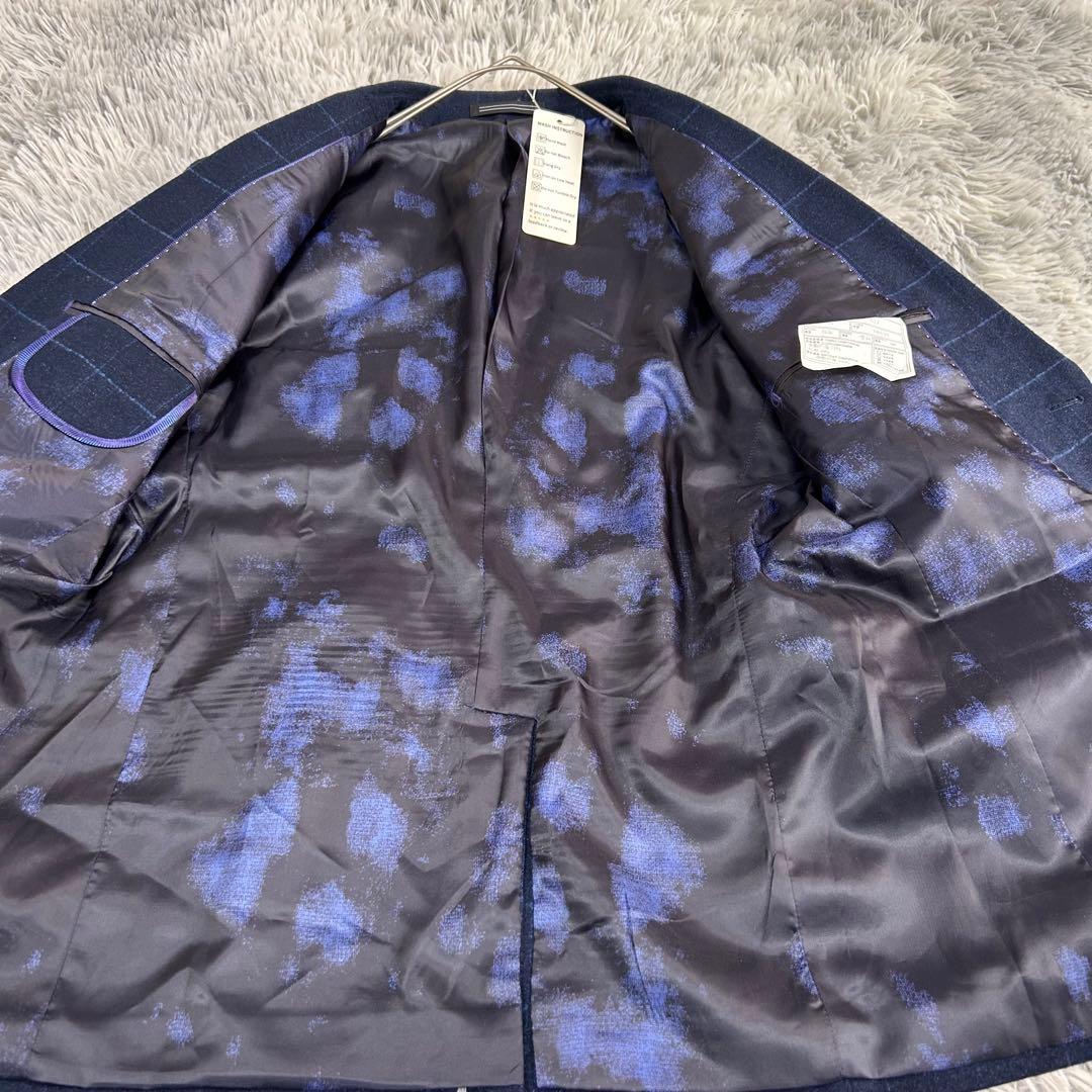 m6392【新品 WEEN CHARM】3ピース スーツ上下 濃紺 180cm