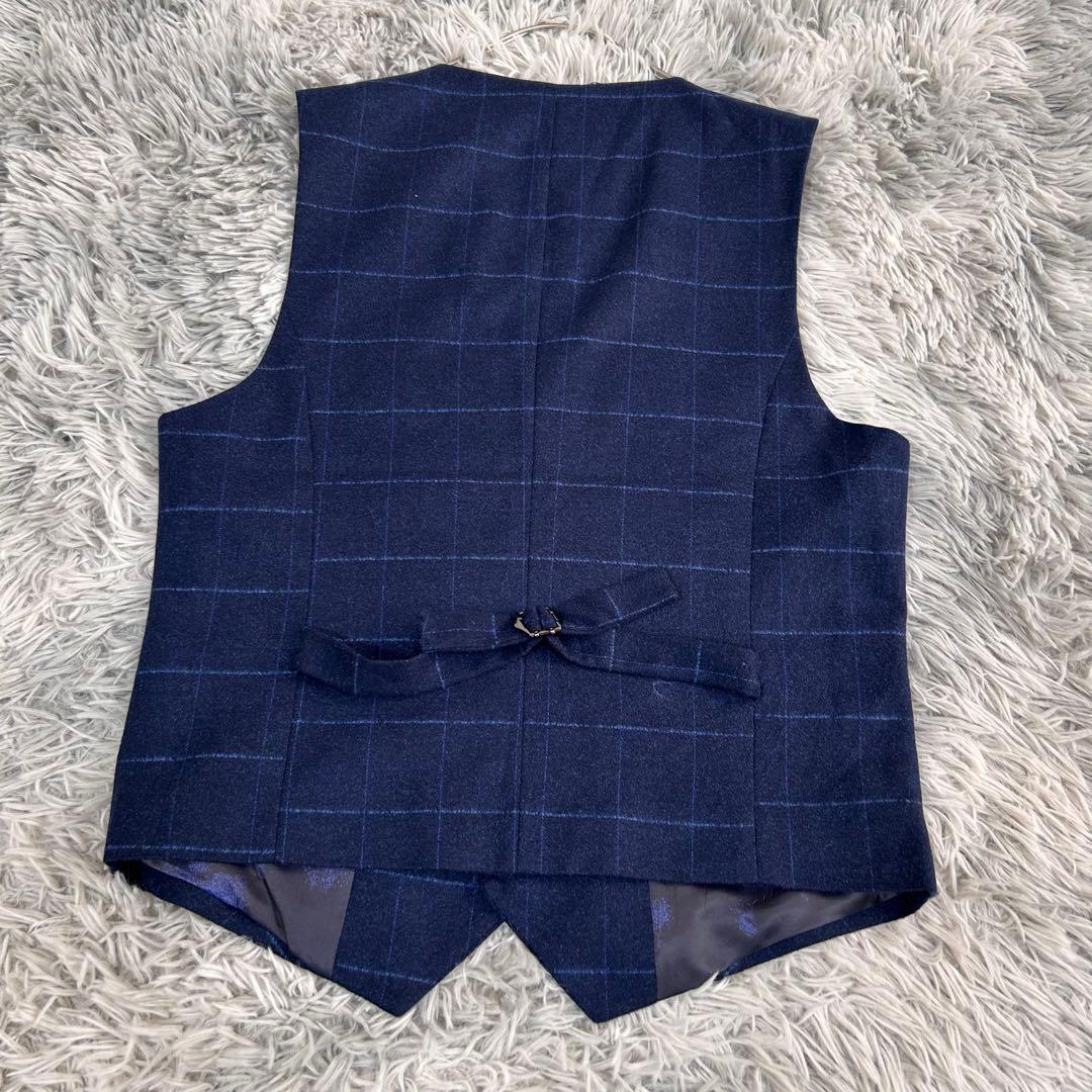 m6392【新品 WEEN CHARM】3ピース スーツ上下 濃紺 180cm