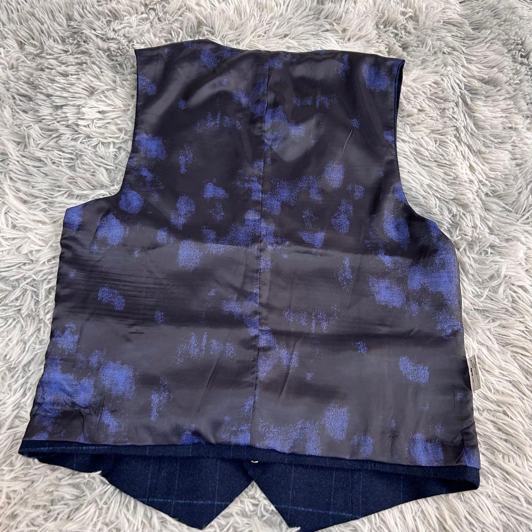 m6392【新品 WEEN CHARM】3ピース スーツ上下 濃紺 180cm