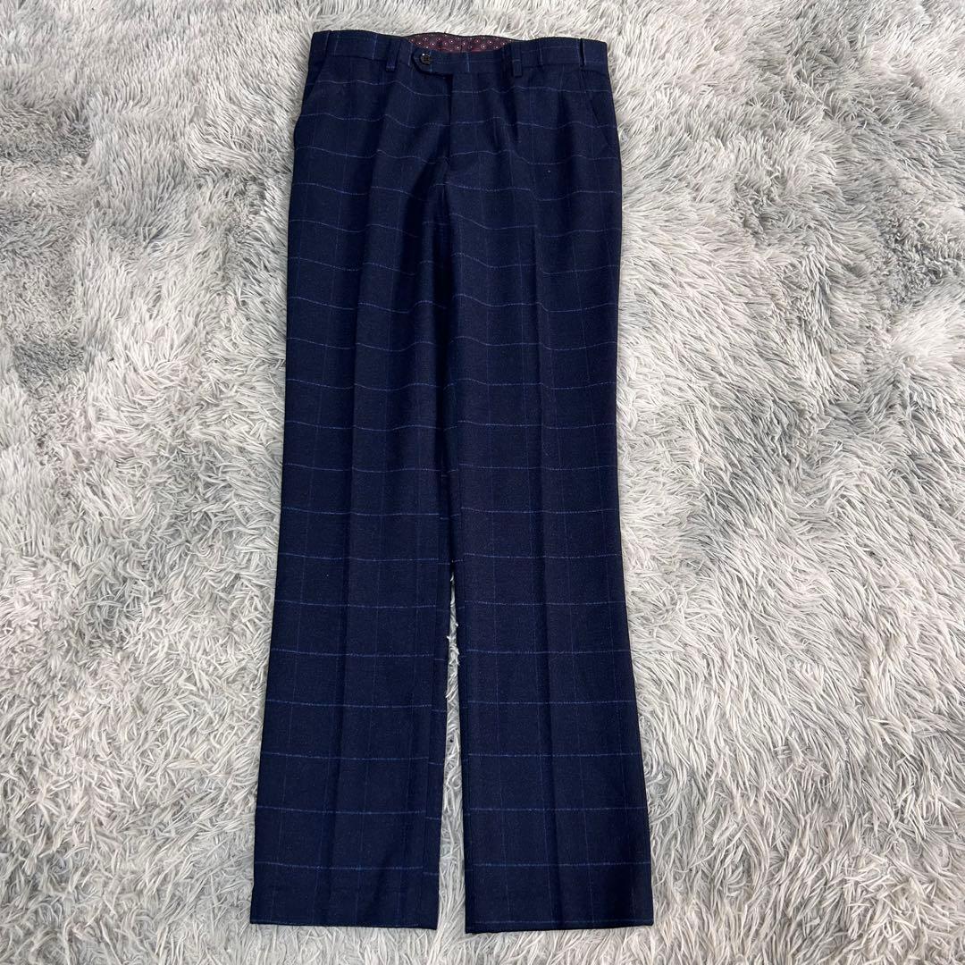 m6392【新品 WEEN CHARM】3ピース スーツ上下 濃紺 180cm