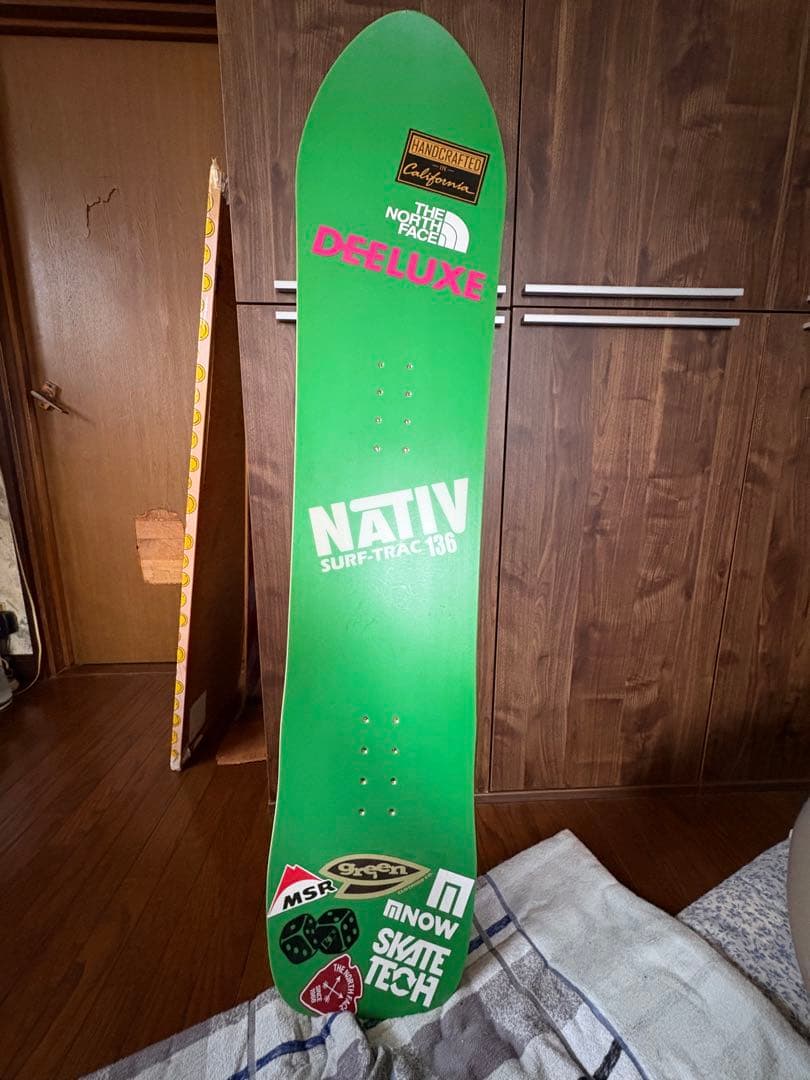 NATIV SURF-TRAC 136スノーボード グリーン