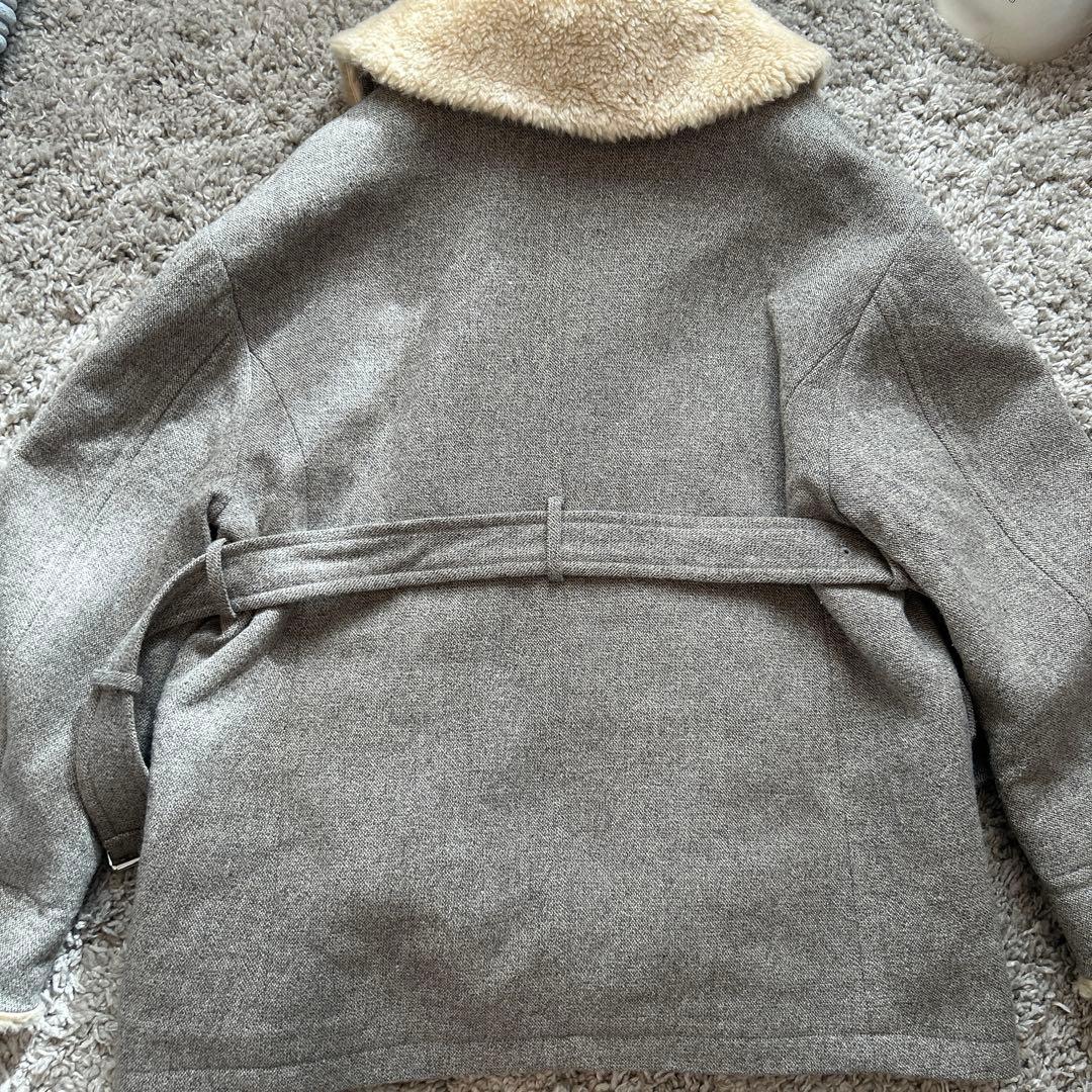 CLANE ピーコート ファー襟付き