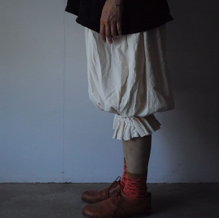 KAPITAL　魔女ブルマ　インディゴデニム　コットン　バルーンパンツ 日本製