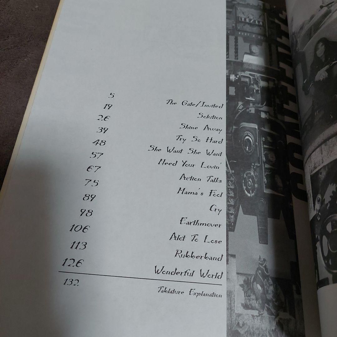 TESLA BUST A NUT 楽譜 テスラ ギター