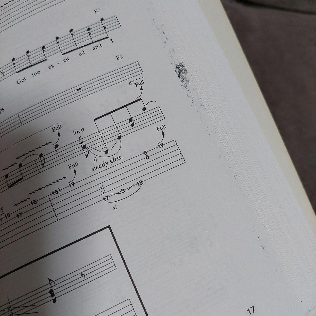 TESLA BUST A NUT 楽譜 テスラ ギター