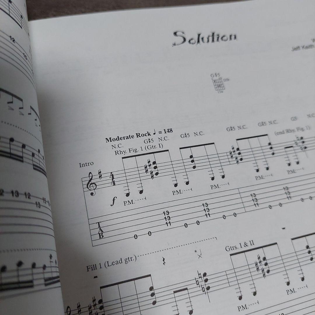 TESLA BUST A NUT 楽譜 テスラ ギター