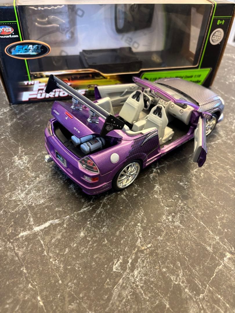 ワイルドスピードMITSUBISHI ECLIPCE SPYDER 1/18