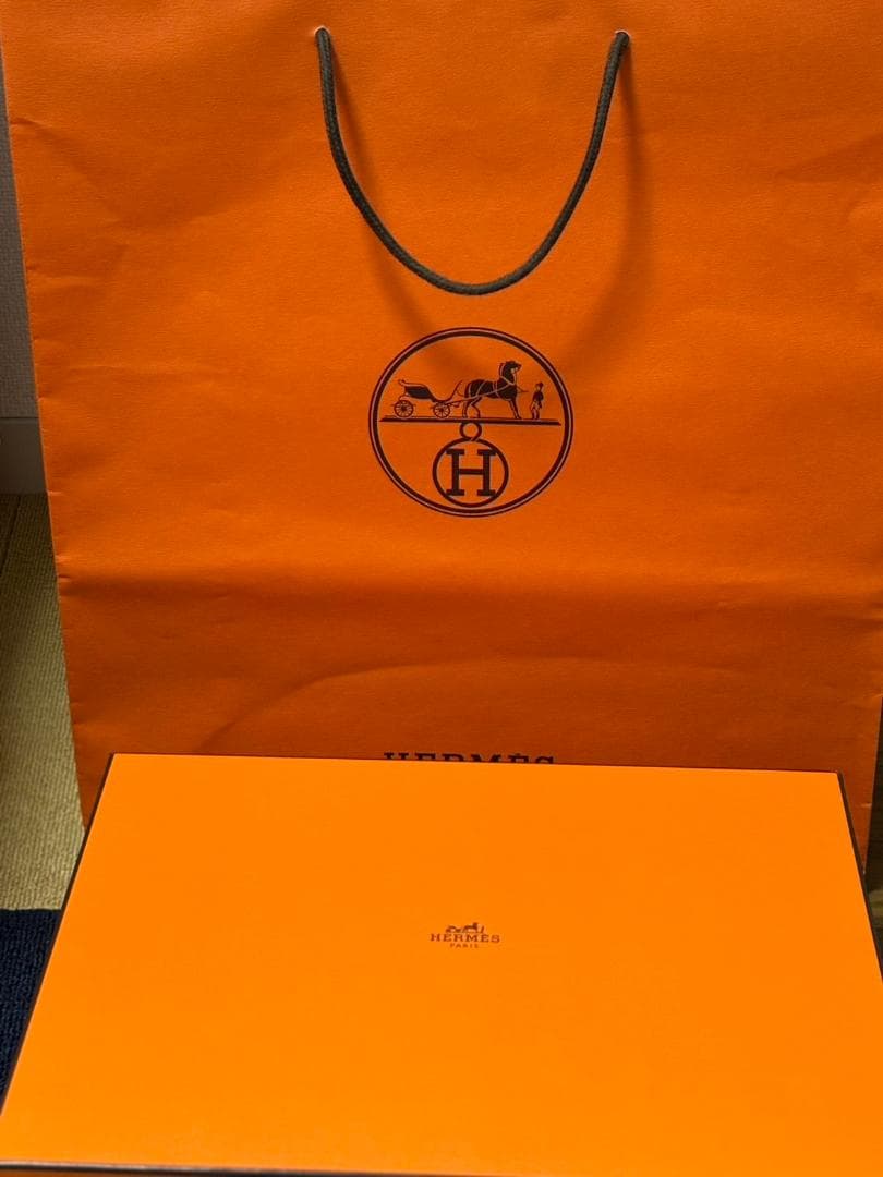 エルメス　カシミアマフラー　メンズ【新品・未使用】