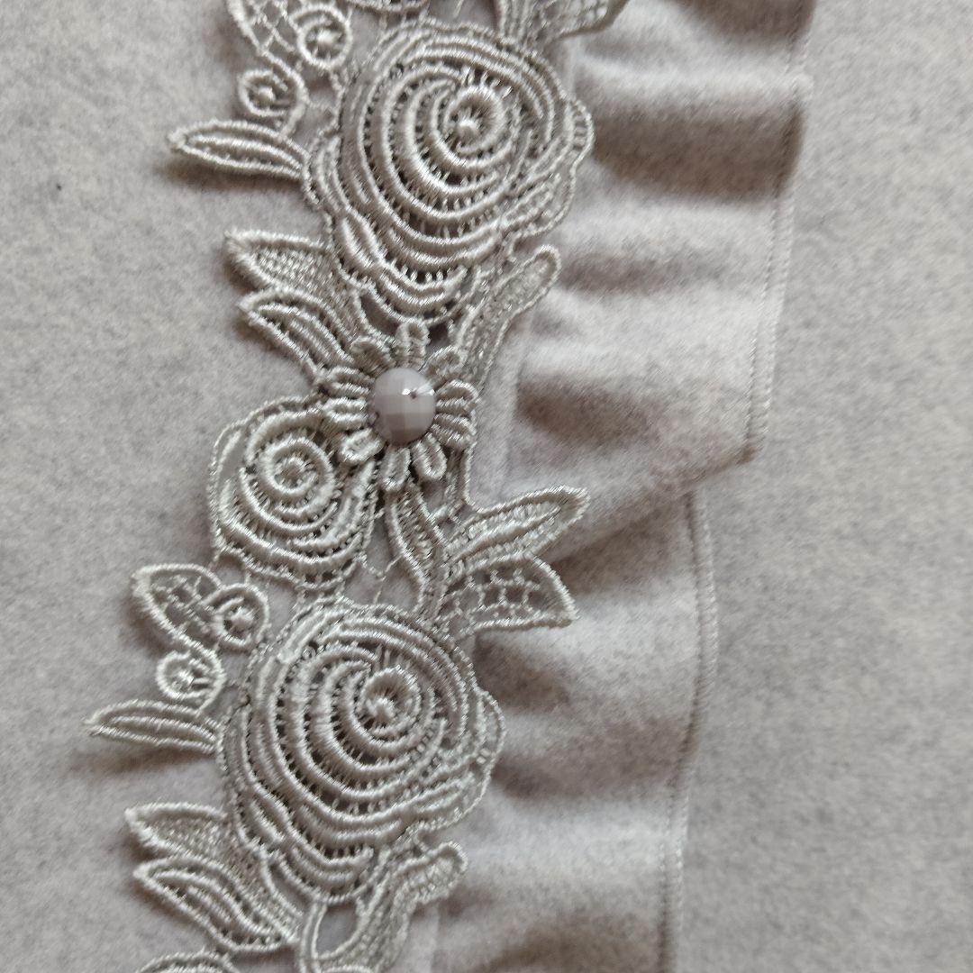 ライトグレーショートコートサイズ42