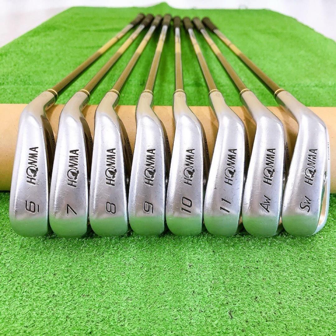 テ27★★2星2S ホンマベレス IS-02 8本アイアンセット 純正BERES