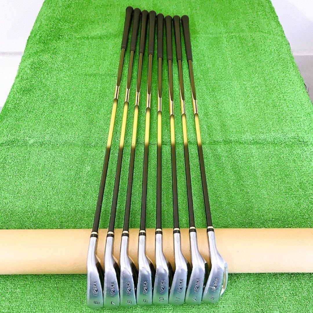 テ27★★2星2S ホンマベレス IS-02 8本アイアンセット 純正BERES