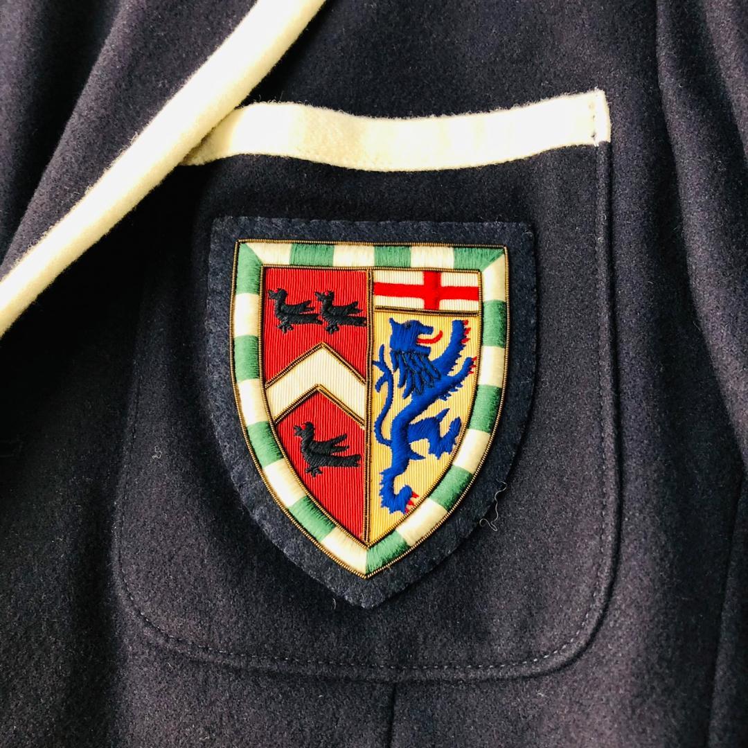 【希少】ポロラルフローレン★テーラードジャケット エンブレム ブレザー XL相当