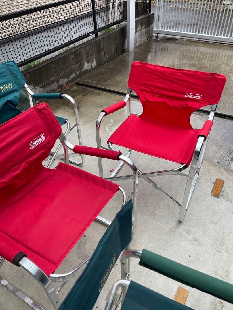 最終値下げ済！引取り限定！Coleman コールマン　キャンピングチェアセット