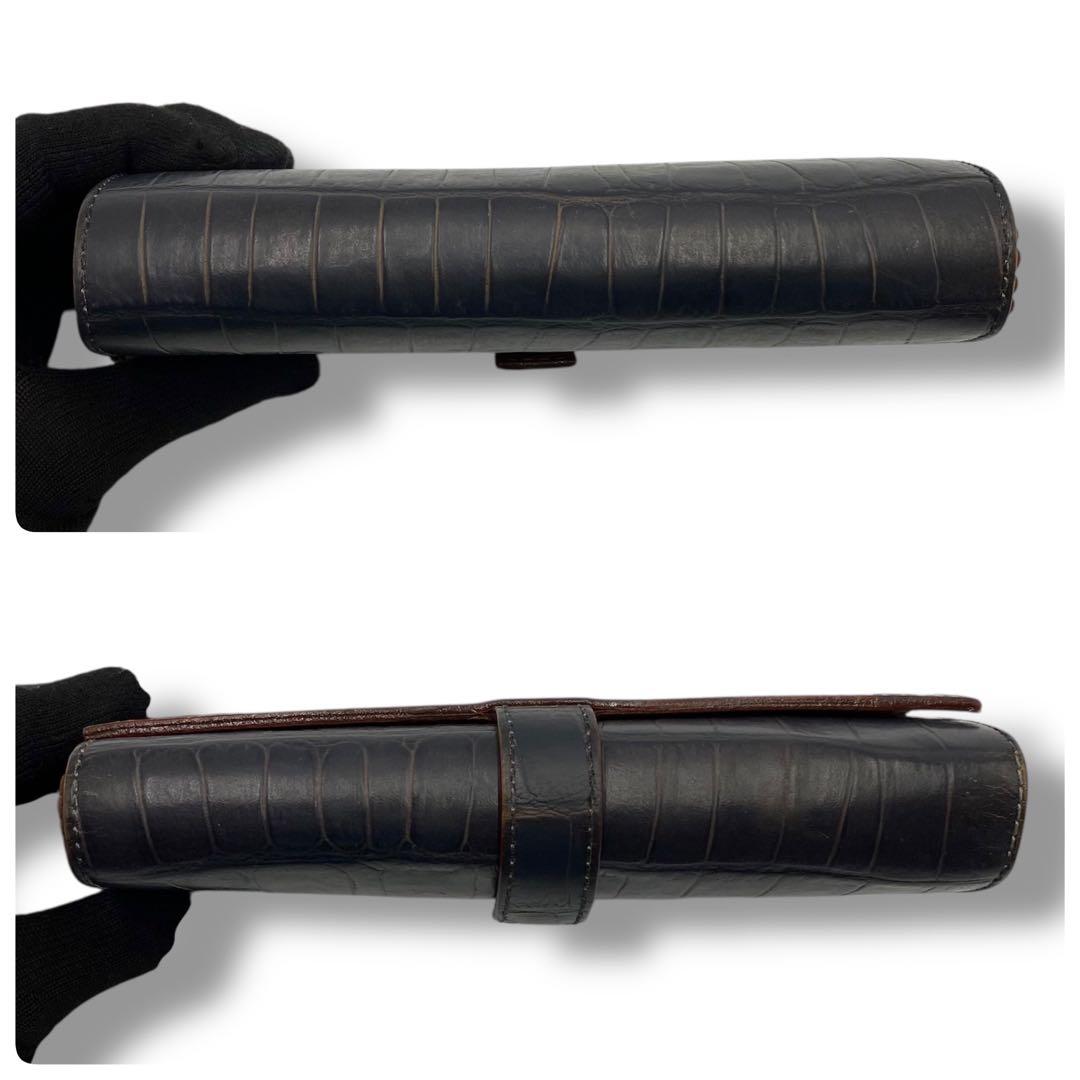 美品 Felisi フェリージ コロコロ 3005 レザー メンズ 長財布 財布