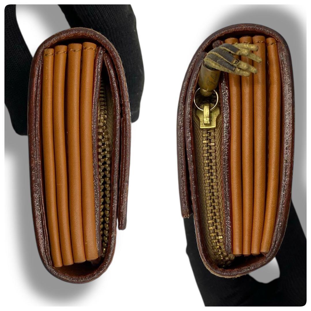 美品 Felisi フェリージ コロコロ 3005 レザー メンズ 長財布 財布