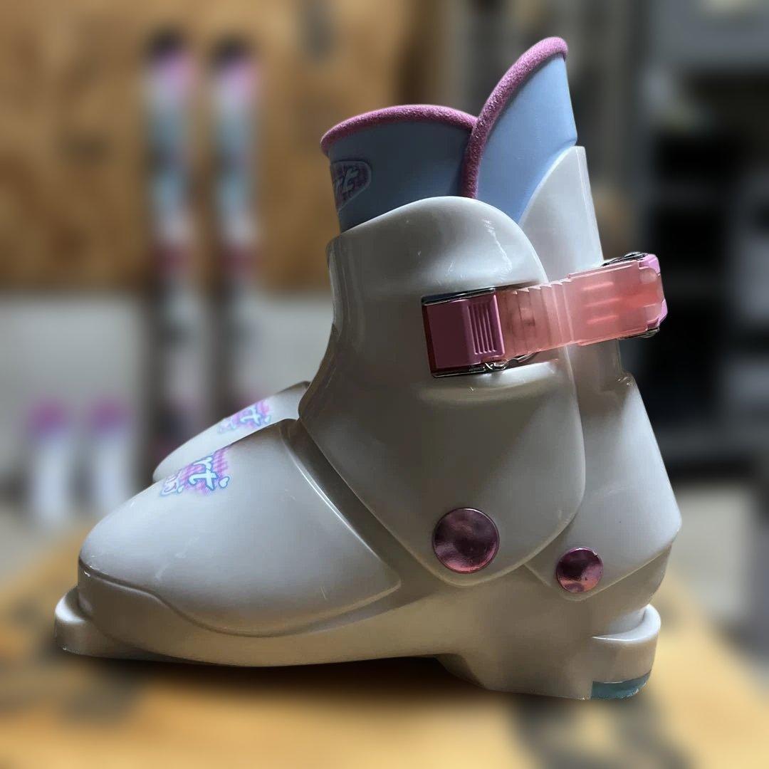 girls ジュニアスキー3点セット白