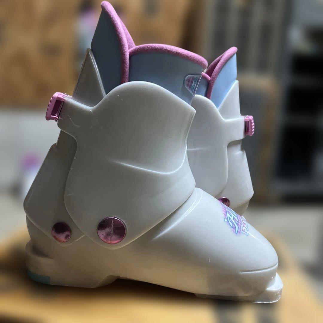 girls ジュニアスキー3点セット白