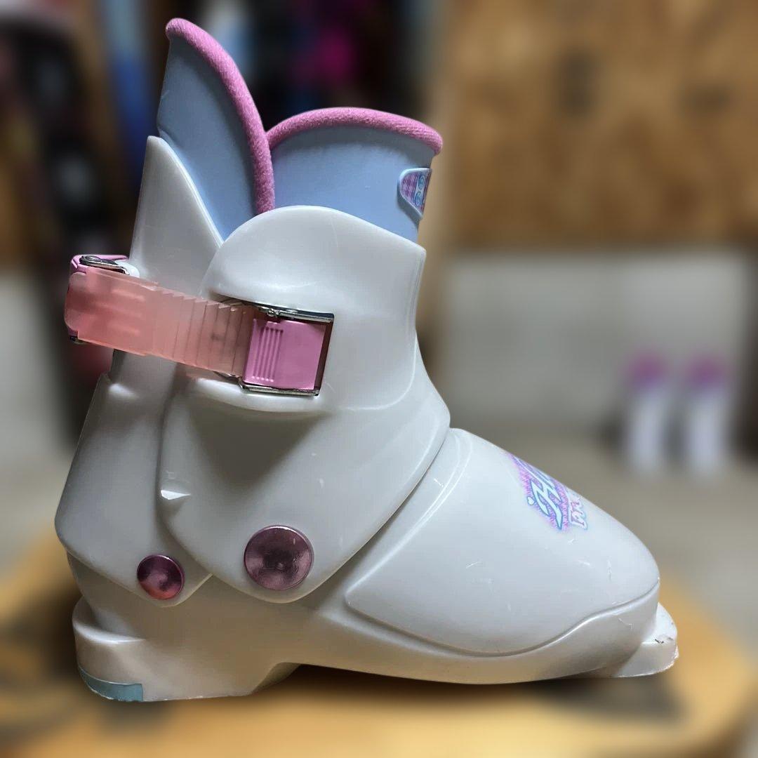 girls ジュニアスキー3点セット白