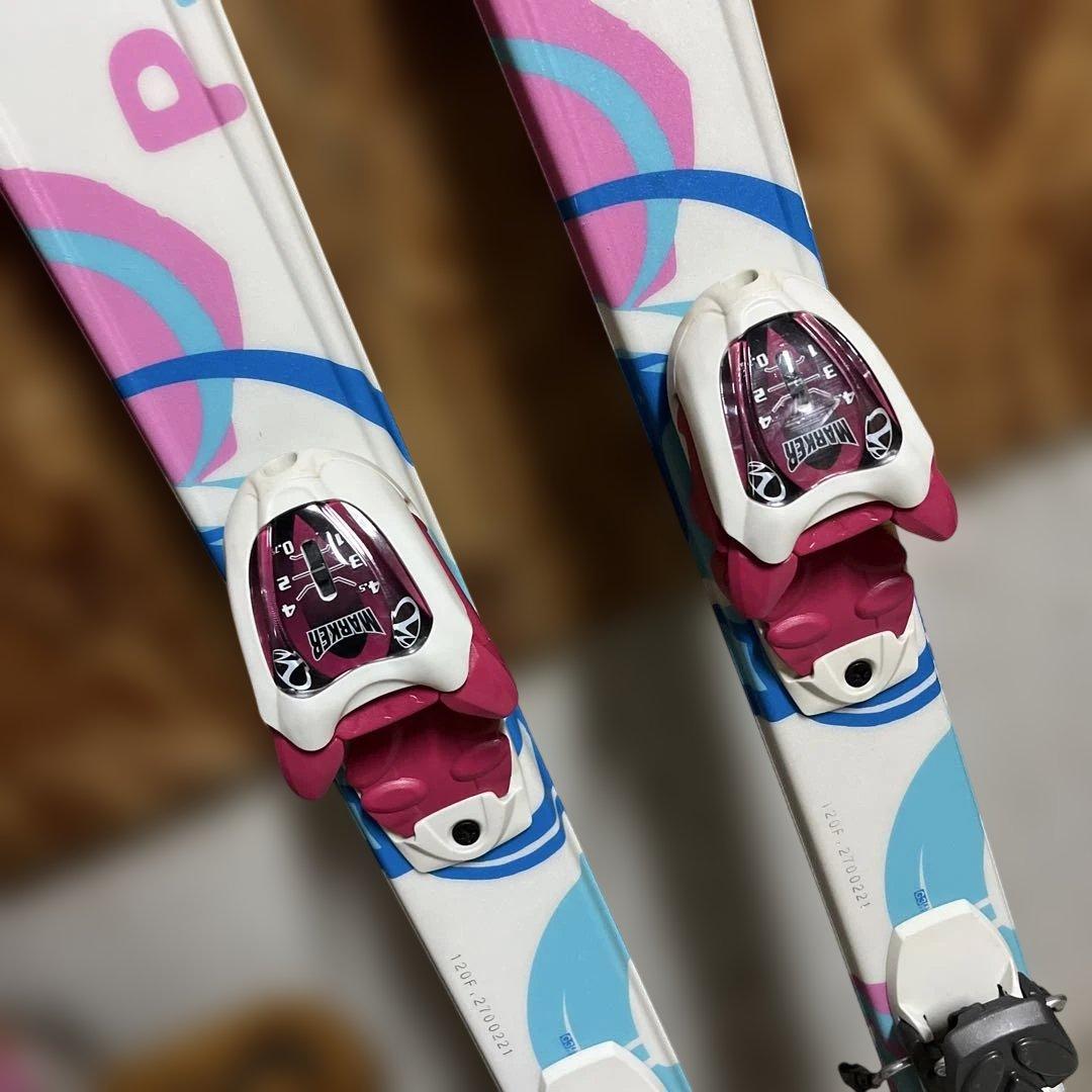 girls ジュニアスキー3点セット白